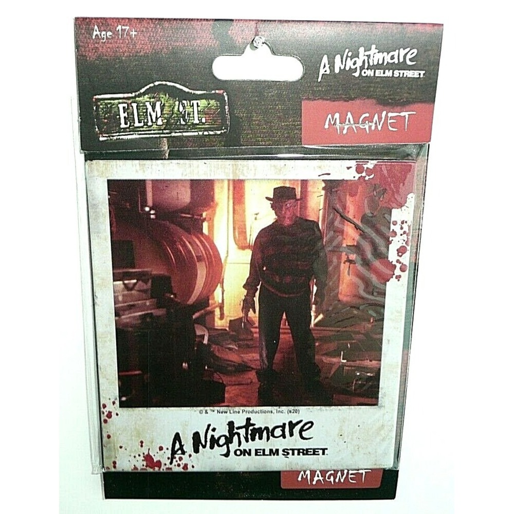 Nightmare on Elm Street Magnet Freddy Krueger Horror Slasher Glove Gore Blood